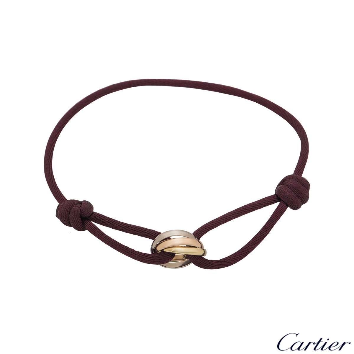 cartier trinity rope bracelet